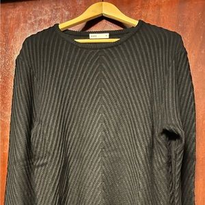 Men’s ONS Black 100% Merino Wool Sweater